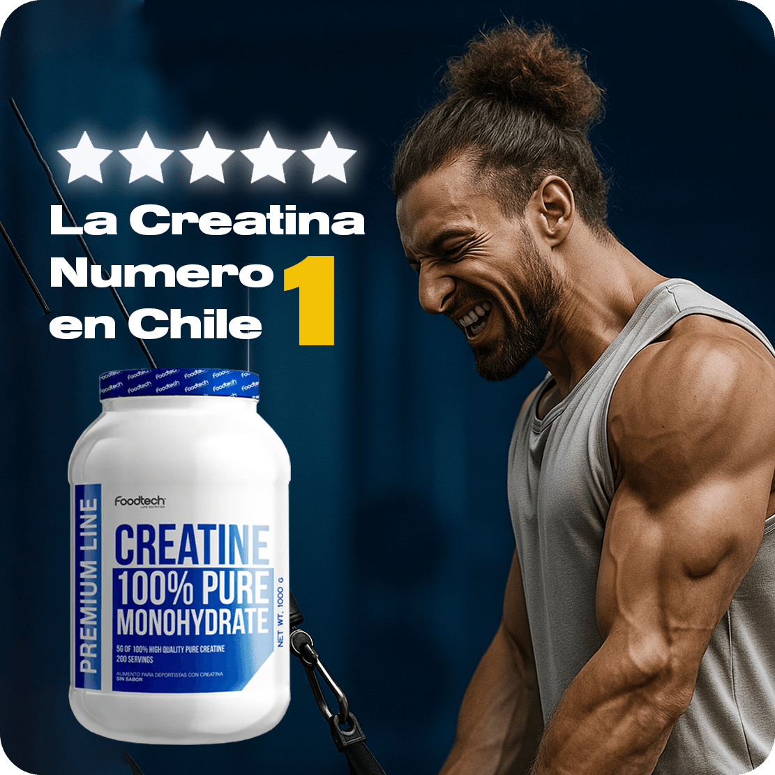 Creatina Foodtech 1Kg - Imagen 5