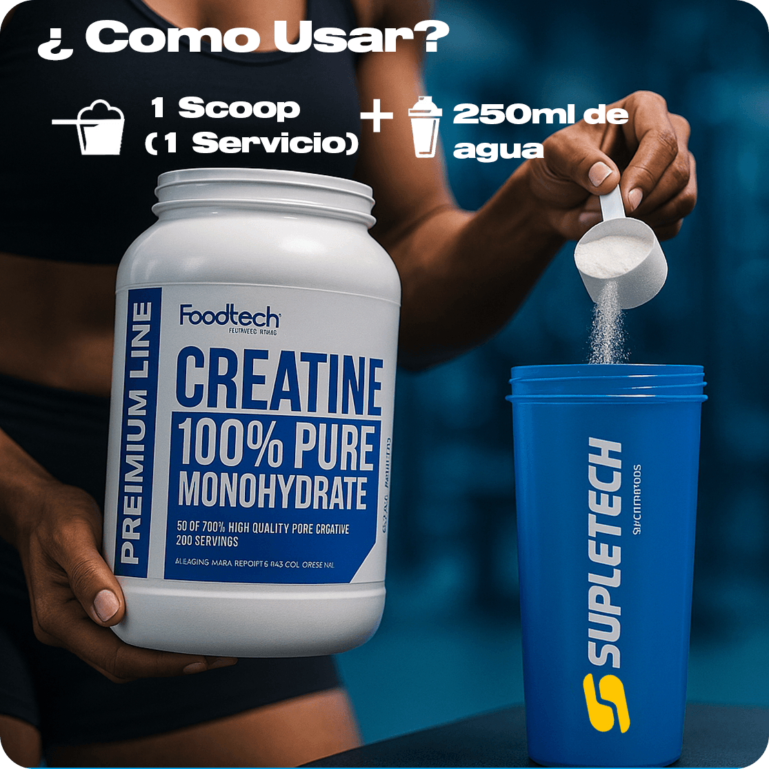 Creatina Foodtech 1Kg - Imagen 3